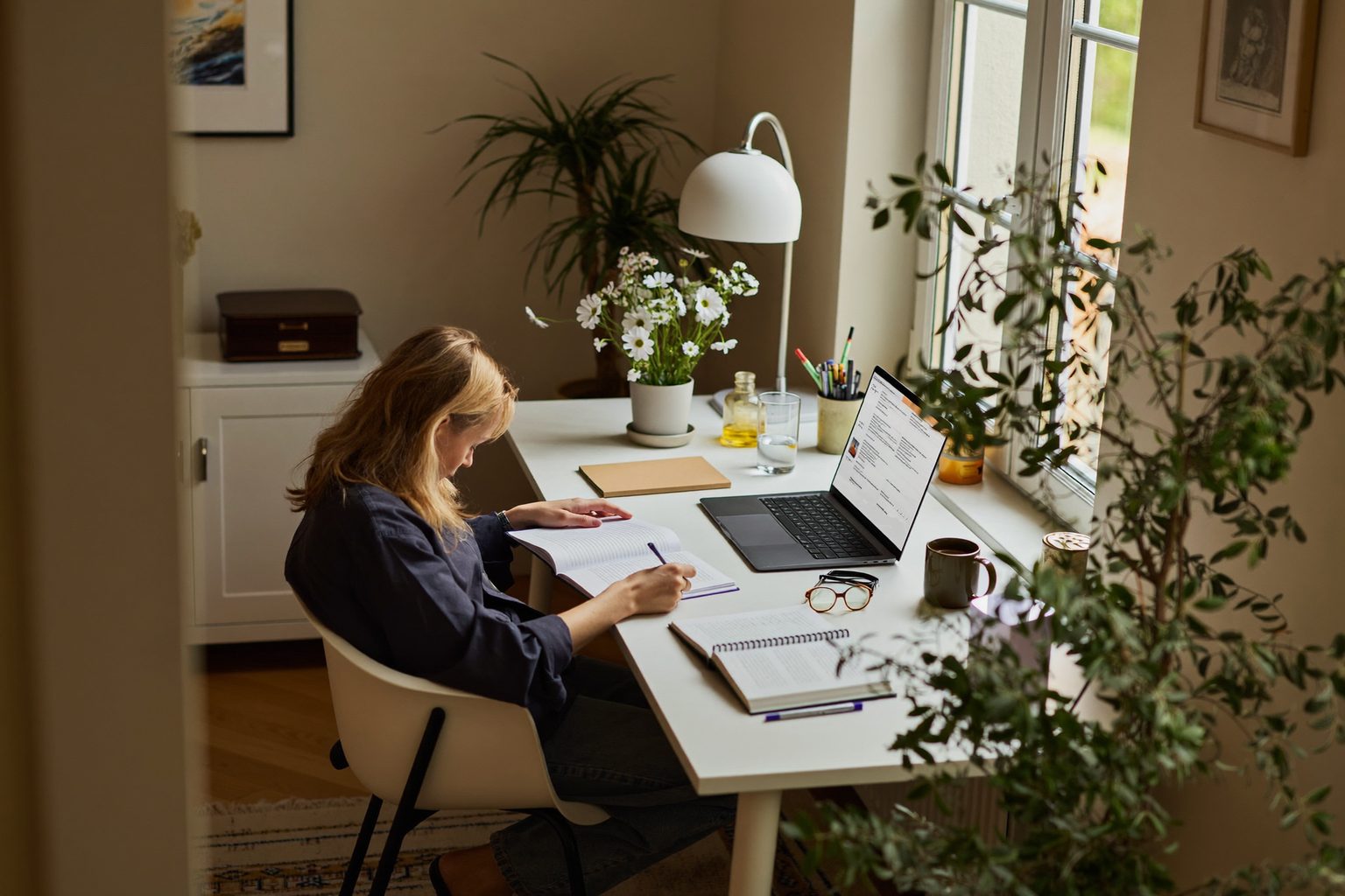 Thuisstudie volgen vanuit huis